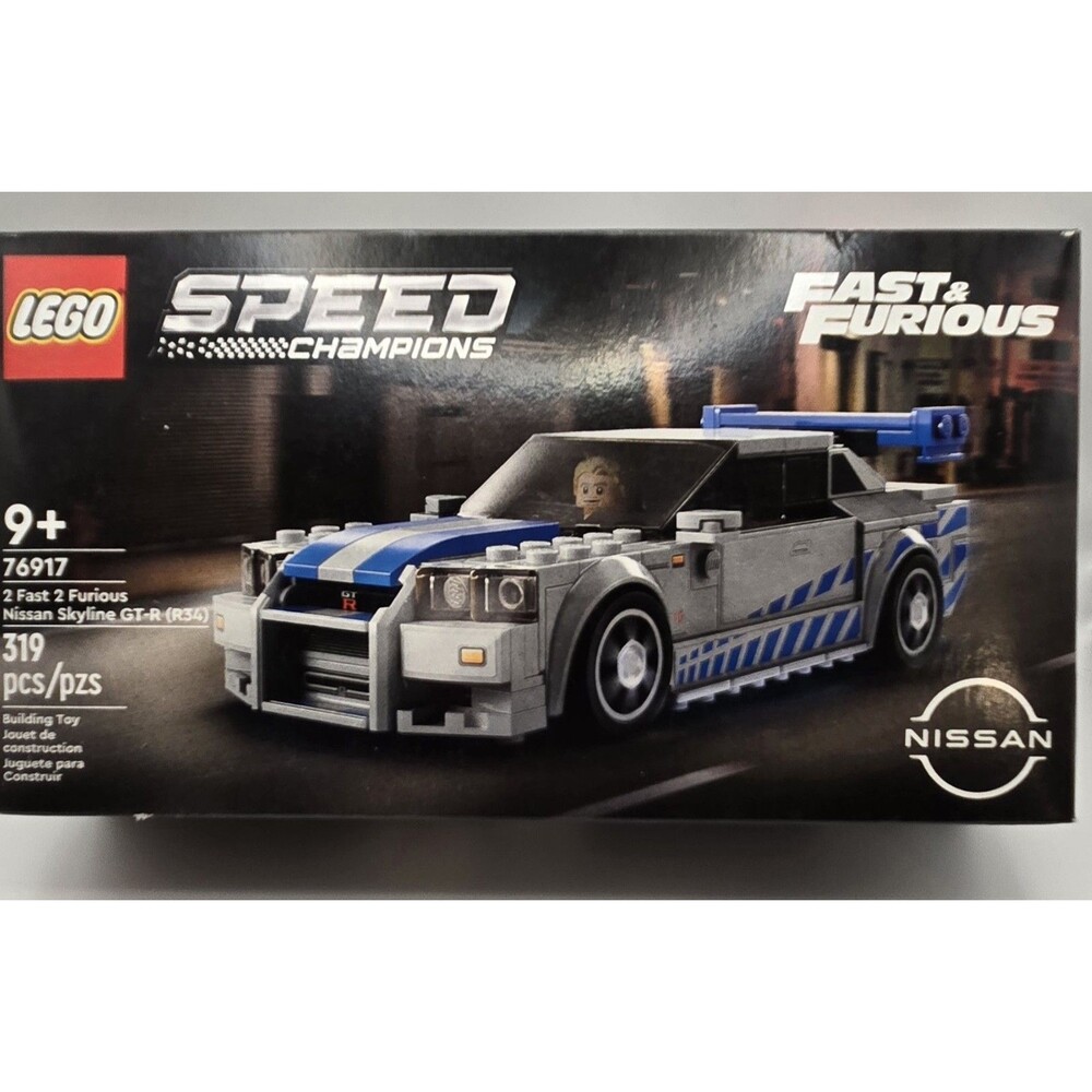 LEGO Speed Champions Fast & Furious Nissan Skyline GT-R (R34) 76917 319pcs